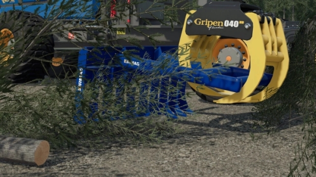 FS22 - Kirmag Tree Waste Rake V1.0
