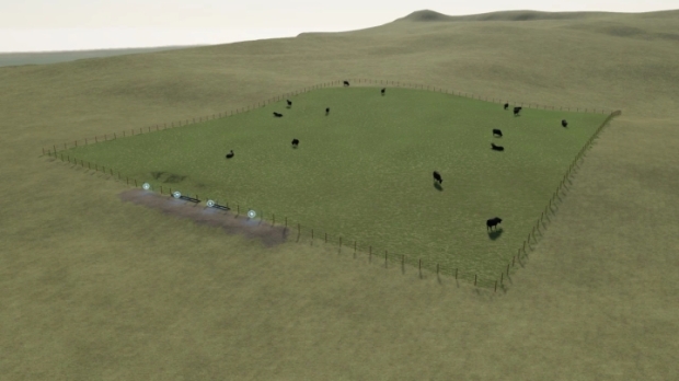 FS22 - Large Cow Pen V1.0