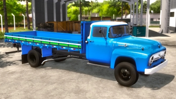 FS22 - Lizard F-600 V8 Truck 1961 V1.0