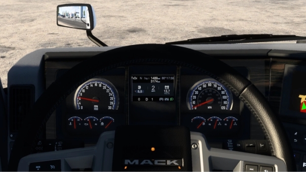 ATS - Mack Anthem Improved Dashboard V1.0 (1.44.x)