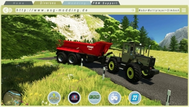 FS22 - MBTrac 800 900 V1.2