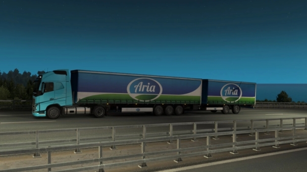 ETS2 - Multiple Trailers in Traffic