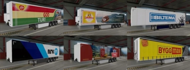 ETS2 - Norwegian Trailer Skin Pack V1.0 (1.44.x)