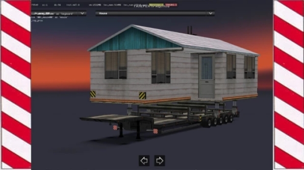 ETS2 - Oversize Load House (1.43.x)