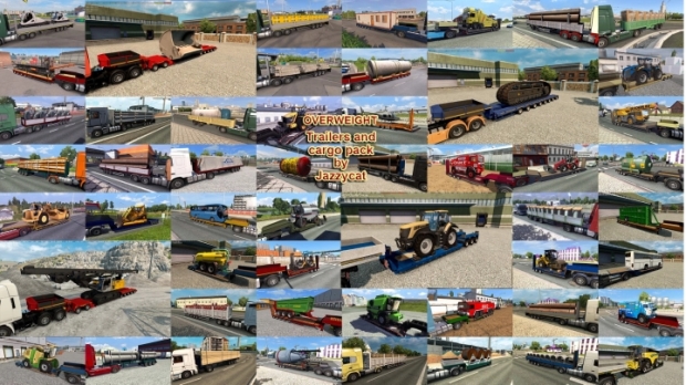 ETS2 - Overweight Trailers and Cargo Pack V10.6.1