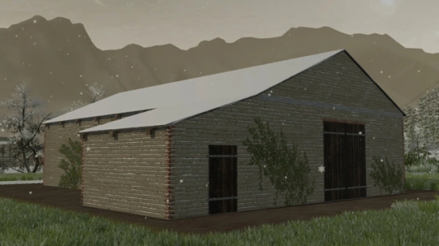 FS22 - Polish Barn With Ivy V1.0
