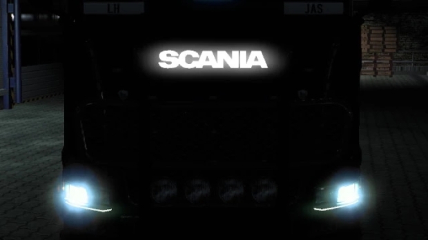 ETS2 - Scania Front Badge Led V1.2 (1.44.x)
