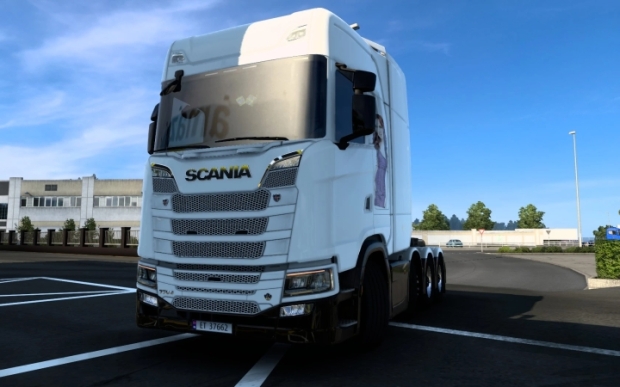 ETS2 - Scania S 2016 8x4 Dulce Maria Skin V1.0