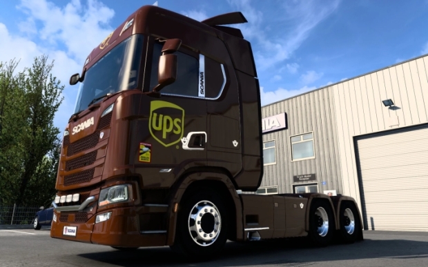 ETS2 - Scania S 2016 UPS Skin V1.0