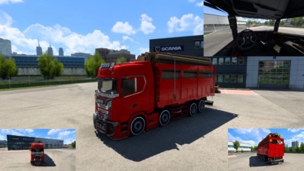 ETS2 - Scania S 8x2 (Kirkayak) with Cargo (1.44.x)