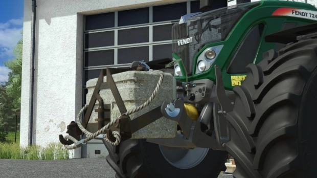 FS22 - Selfmade Concrete Rope Weight V1.0