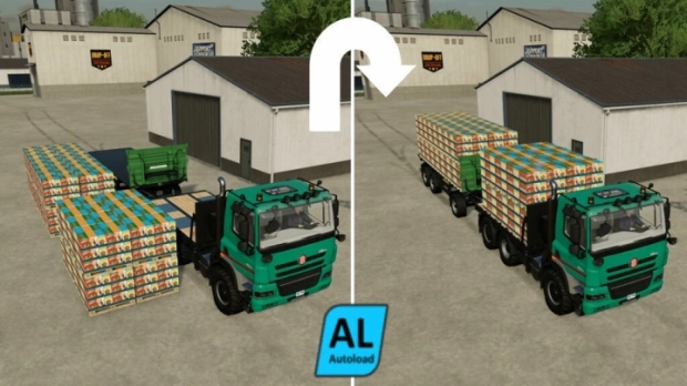 FS22 - Trucks And Trailer With Pallet Autoload v1.0.0.1