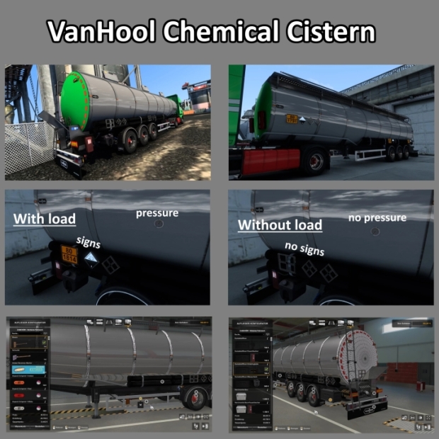 ETS2 - VanHool Chemical Cistern