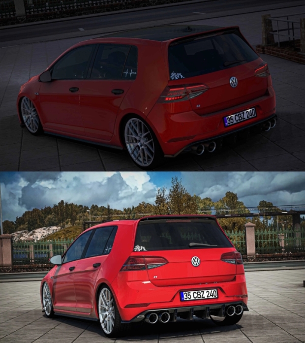 ETS2 - Volkswagen Golf R Line 7.5 2018