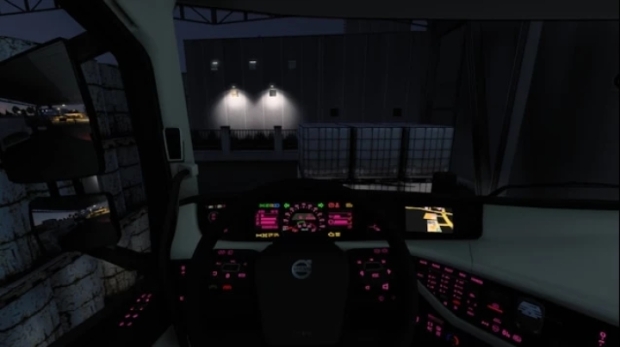 ETS2 - Volvo FH Pink Dashboard V1.2 (1.44.x)