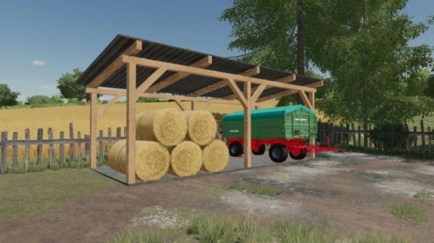 FS22 - Wooden Shed V1.0