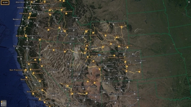 ATS - World Map Background North America V1.5
