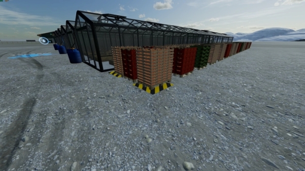 FS22 - 6 Large Greenhouses in A V1.3