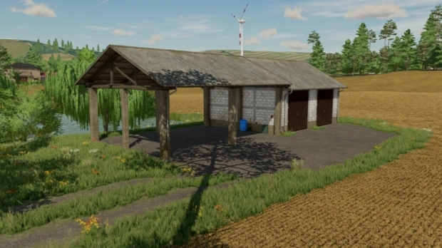 FS22 - Concrete Shed V1.0