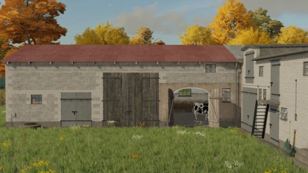 FS22 - Cowshed With Barn V1.0.0.1