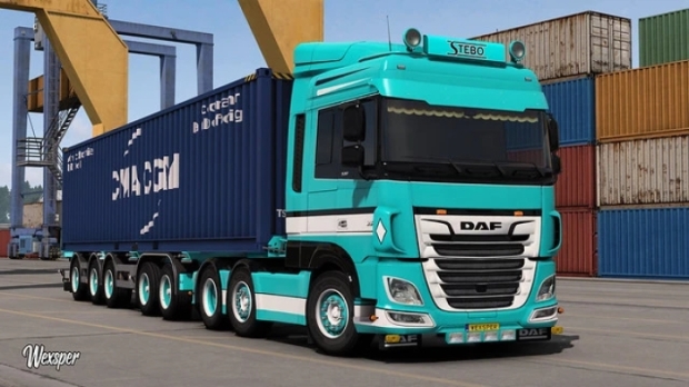Ets2 Daf Xf Euro 6 Stebo Transport Skin Pack V10 Euro Truck Simulator 2 Modsclub 9905