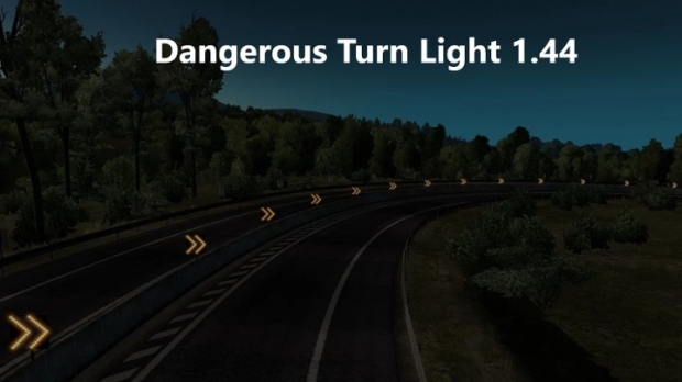 ETS2 - Dangerous Turn Lights V2.4
