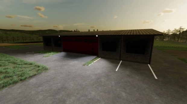 FS22 - Double Door Garage V1.0