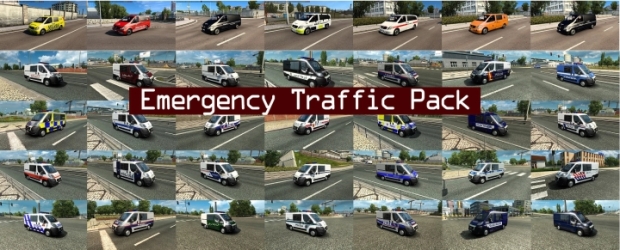 ETS2 - Emergency Traffic Pack V1.1