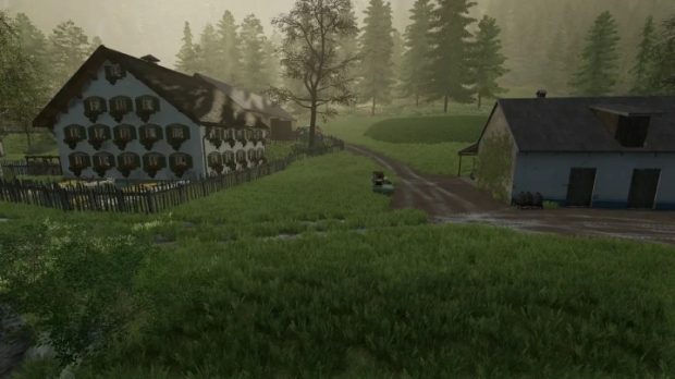 FS22 - Erlengrat Savegame Small Mountain Farm V1.0