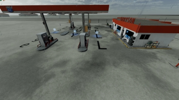 FS22 - Gas Station for Sale, Purchase and Storage V1.0