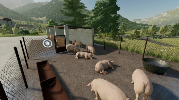 FS22 - Homestead Pig Barn V1.0