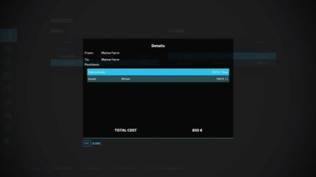 FS22 - Invoices V1.1