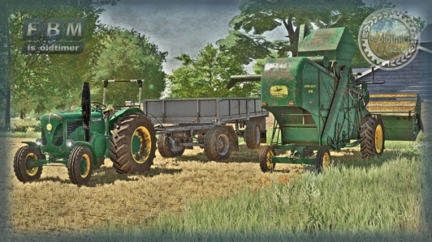 FS22 - John Deere Lanz Combine Harvester MD-250-S V1.0