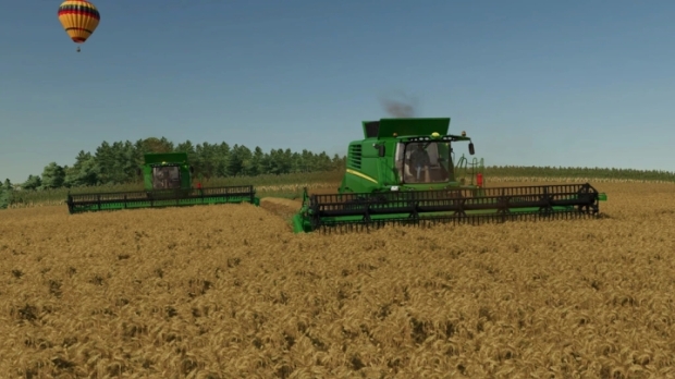 FS22 - John Deere T-Series And 600X Headers V1.1