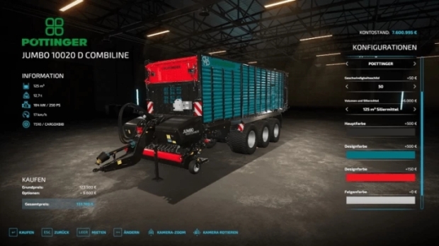 FS22 - Jumbo 1020 D Combiline V1.0.0.1
