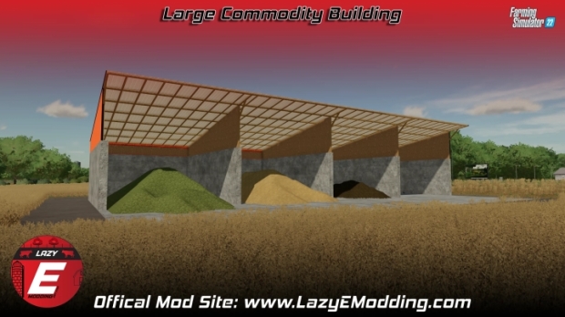 FS22 - Large Commodities Building V1.0