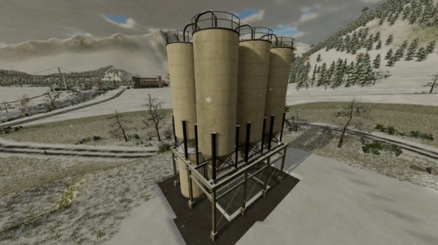 FS22 - Large Multifruit Grain Silo V1.0