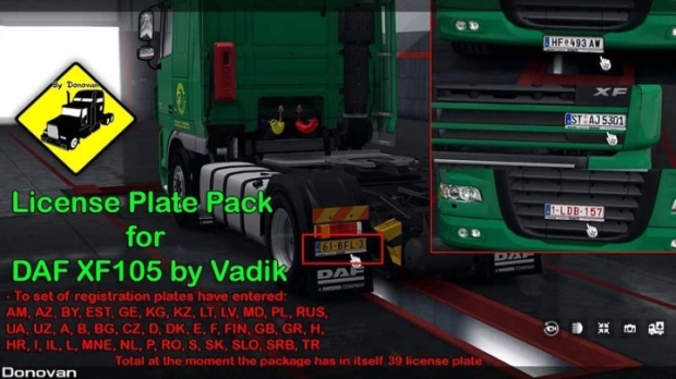 ETS2 - License Plate Pack V6.3