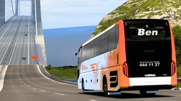 ETS2 - Man Lions Coach 3.Gen 2017 Ben Turizm 2022 Skin