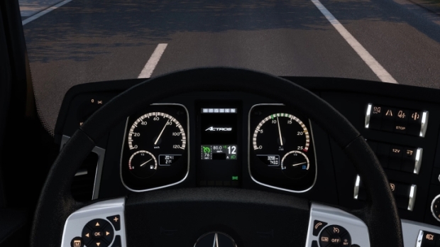 ETS2 - Mercedes Actros MP4 Improved Dashboard
