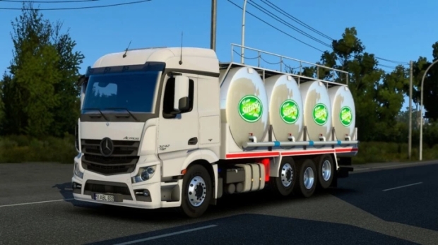 ETS2 - Mercedes-Benz 3242 Donkey Milk Tanker