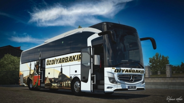 ETS2 - Mercedes Benz New Travego 16 SHD – Oz Diyarbakir Skin