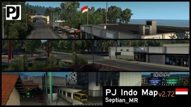 ETS2 - PJ Indo Map V2.72