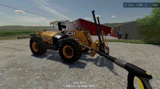 FS22 - Pressure Washer HUD V1.0