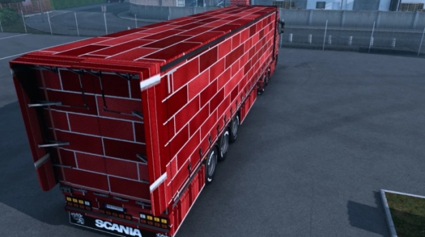 ETS2 - Red Wall Skin V1.0
