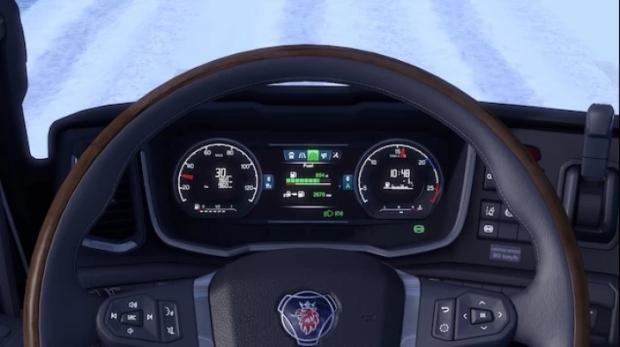 ETS2 - Scania NexGen V8 Dashboard
