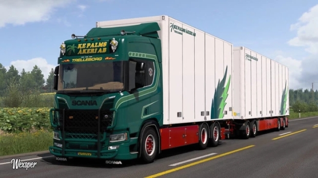 ETS2 - Scania R & S KE Palms Akeri AB Skin Pack V1.0 | Euro Truck ...