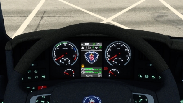 ETS2 - Scania R & Streamline Improved Dashboard