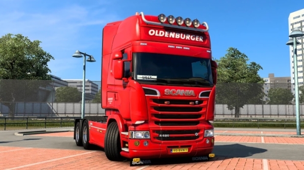 ETS2 - Scania RJL Oldenburger Skin | Euro Truck Simulator 2 | Mods.club