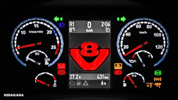ETS2 - SCS+RJL Scania R&S Dashboard V1.4